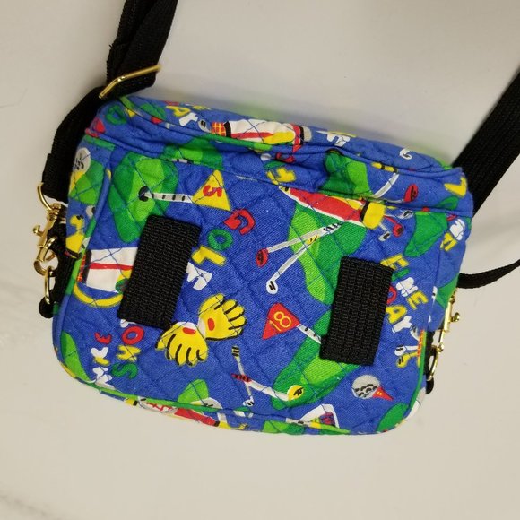 1990s golf themed quilted convertible bag - Picture 10 of 12